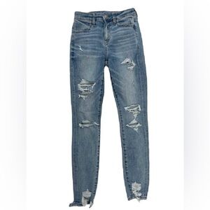 American Eagle High Rise Skinny Jeans
